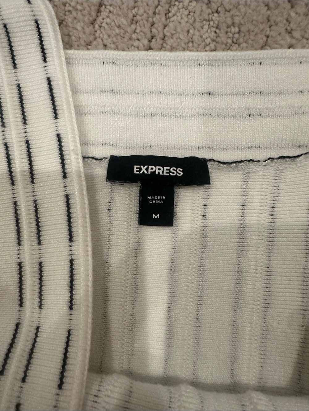 Set of Two Express Peplum Sweater Tank Tops-Size M - Picture 8 of 11